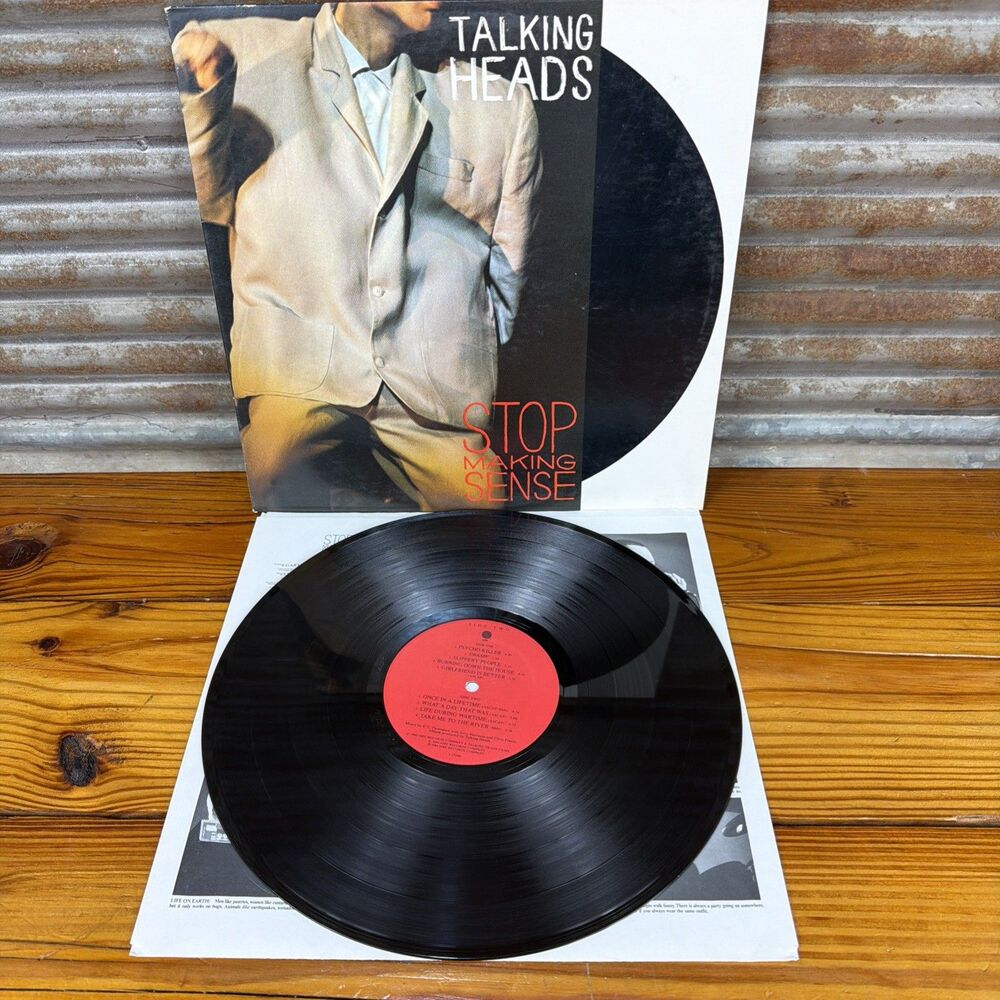 Talking Heads Stop Making Sense Sire Records 1984 1-25186 Vinyl LP VG+/Ex